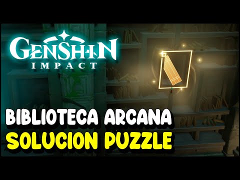 Genshin Impact PUZZLE de la BIBLIOTECA ARCANA (Ceremonia del Jade Votivo) | Actualización 4.4