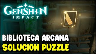 Genshin Impact PUZZLE de la BIBLIOTECA ARCANA (Ceremonia del Jade Votivo) | Actualización 4.4