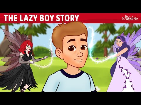 The Lazy Boy Story 🧚 | Bedtime Stories for Kids in English | Fairy Tales