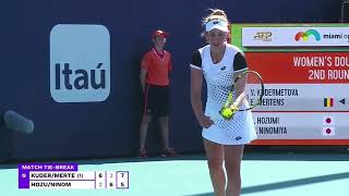 Veronika Kudermetova/Elise Mertens Vs Makoto Ninomiya/Eri Hozumi [Miami Open 2022]