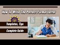 Writing Formal Letters Essentials