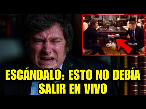 ESTO NO DEBÍA SALIR EN VIVO! Milei EXPUESTO al 100%