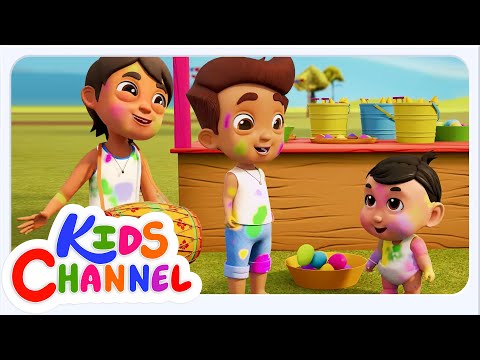 Rang Hai Kitne Pyare, रंग है कितने प्यारे, Rang Panchami Song and Hindi Rhymes for Kids