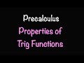 Trigonometric Functions and Identities