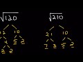 Simplifying Radicals with the Factor Tree Method