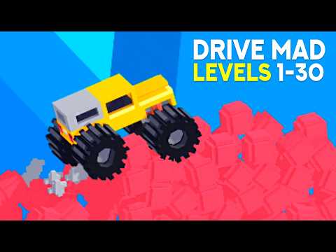 Drive Mad - Mobile Gameplay (Android) 1-30 Levels Walkthrough