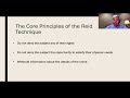Reed Technique Interrogation Principles