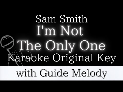 【Karaoke Instrumental】I’m Not The Only One / Sam Smith【Original Key】【With Guide Meolody】