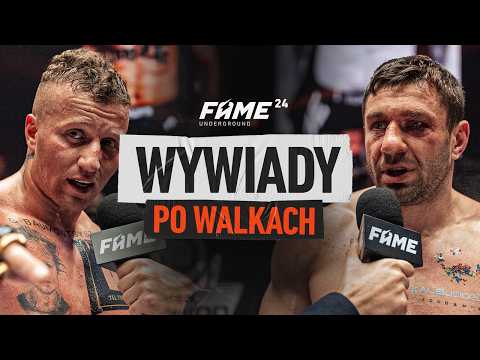 FAME 24: UNDERGROUND. Wywiady po walkach (Alberto, Josef Bratan, Wampir Pasternak i inni)