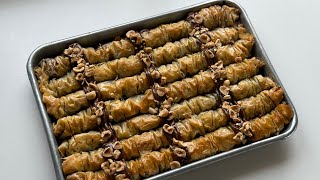 بقلاوة الشوكولا بعجينة الفيلو 🍫🍯