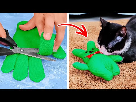 🐾✨ DIE BESTEN DIY SPIELZEUGE FÜR HAUSTIERE, DIE DU JE MACHEN WIRST!