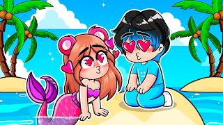 ELA SIRENA BESA a un HUMANO en ROBLOX 🧜‍♀️💖