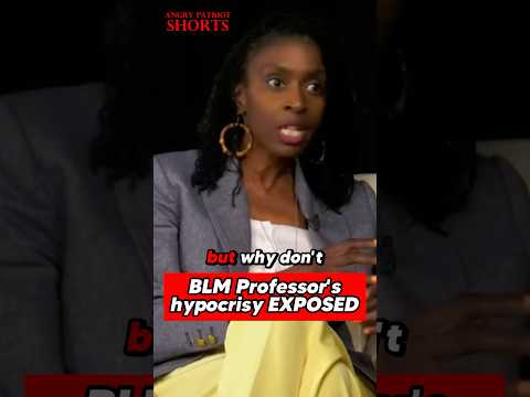 BLM activist professor NOT PREPARED to get called out on her hypocrisy
