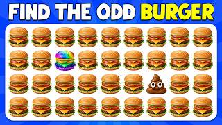 Find the ODD One Out - Fast Food Edition 🍔 | Easy, Medium, Hard, Impossible - 50 levels
