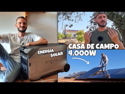 Esta es LA MEJOR instalación SOLAR para CASAS DE CAMPO | Delta pro 3