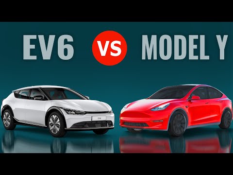 Tesla MODEL Y vs. Kia EV6 ( in 5 min! )