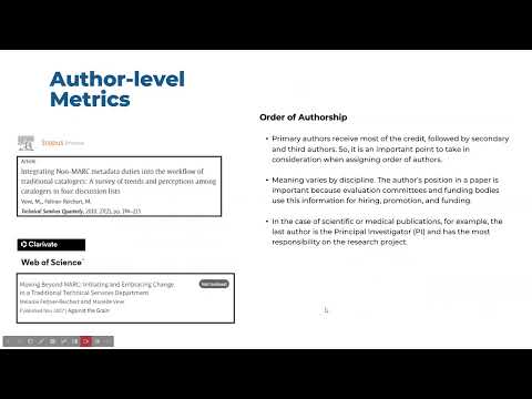 ACRL ULS PDC: Telling the Story of Your Research Impact with Bibliometrics and Altmetrics