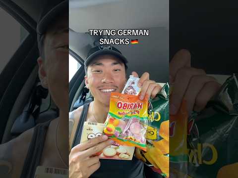 Korean American Tries German Snacks 🇩🇪 #germany #korean #american #snacks #trending