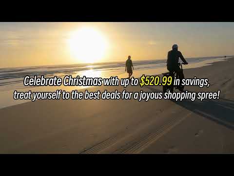 Xmas is here! Boost holidays with e-bike. Save 0.99, go green, get yours, ride into festive cheer
