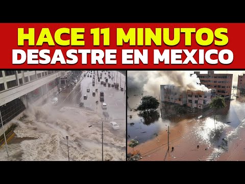 ? HACE 11 MINUTOS, DESASTRE EN MEXICO TRAS LLUVIAS APOCALIPTICAS, IMAGENES IMPACTANTES EN VIVO