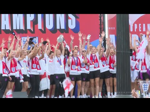 Lionesses party with thousands of fans after Euro 2025 triumph | AFP