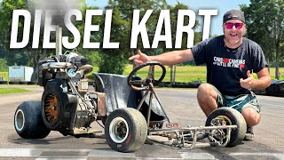 We Built a Turbo Diesel Racing Go Kart! FAST or FAIL?