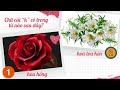 Nhận diện từ và chữ cái