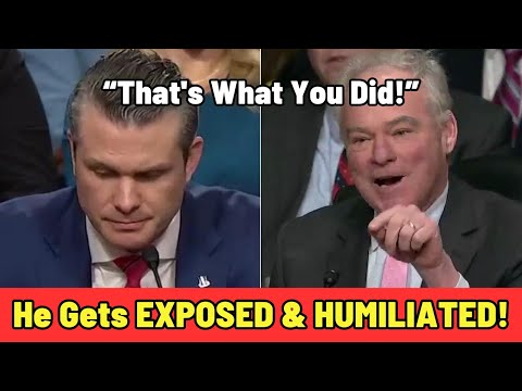 Pete Hegseth Literally SHAKING When Dem Senator EXPOSES His Despicable Past & Unethical Behaviors