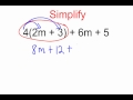 Simplifying Expressions with the Distributive Property