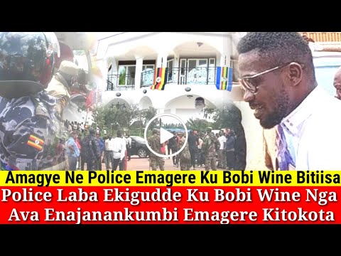 Laba Amagye Ne Police ,Emagere Kiitokota Ekigudde Ku Bobi Nga Ava Enajanankumbi Okutiisatiisa  Nup.