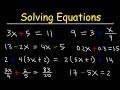 Solving Two-Step Equations with Fractions and Variables