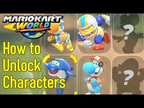 Mario Kart World how to unlock characters
