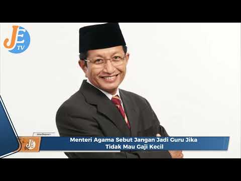 Menteri Agama Jangan Jadi Guru Kalau Tidak Siap G