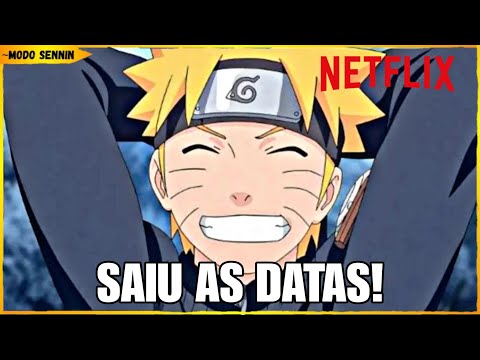 SAIBA QUANDO LANÇA NARUTO SHIPPUDEN DUBLADO NA NETFLIX!