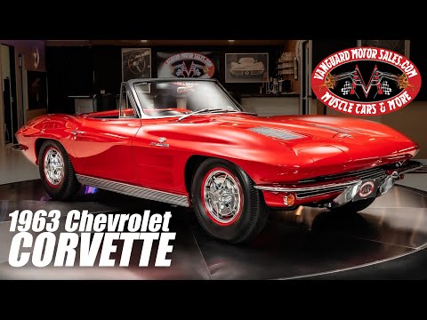 1963 Chevrolet Covrvette Convertible 327 360 For Sale Vanguard Motor Sales #1363