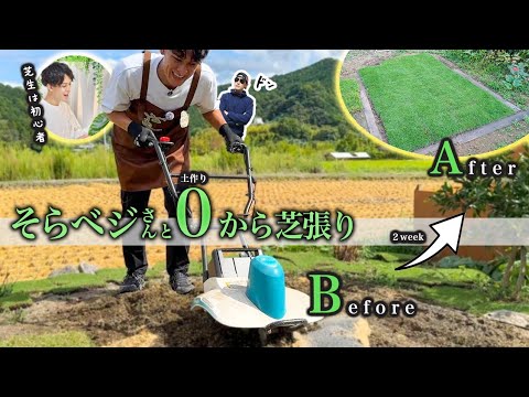 土を作れば芝生が育つ！真夏でも枯れない芝張りテクニック【前編】