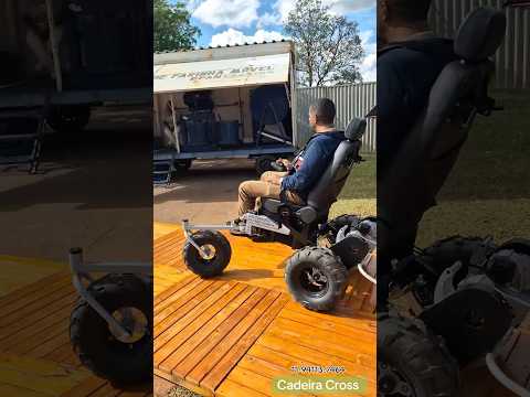 Cadeira de Rodas Motorizada Off Road – Liberdade em Qualquer Terreno!