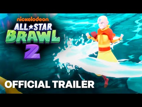 Nickelodeon All-Star Brawl 2 - Official Aang Gameplay Spotlight Trailer