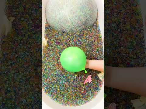 Dart vs Balloons – Colorful Orbeez Explosion! So Satisfying!