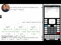 Exploring Properties of Logarithms