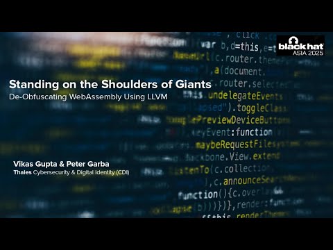 Standing on the Shoulders of Giants: De-Obfuscating WebAssembly Using LLVM