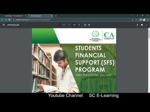 Students Financial Support (SFS) Program