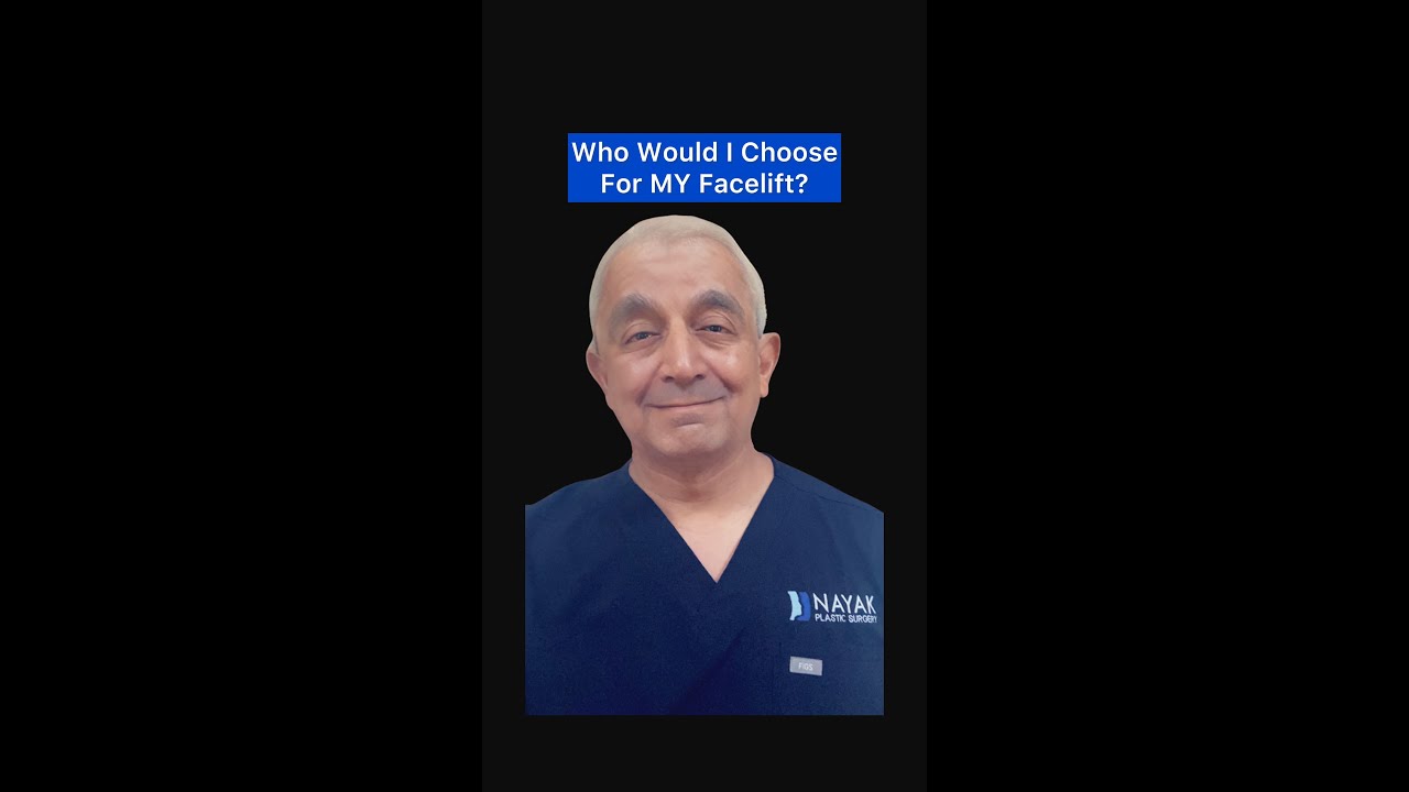 Doctor discussing facelift choices and options.