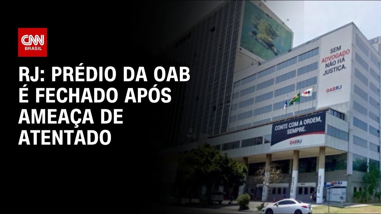 Ameaça de atentado extremista fecha prédio da OAB RJ | CNN NOVO DIA