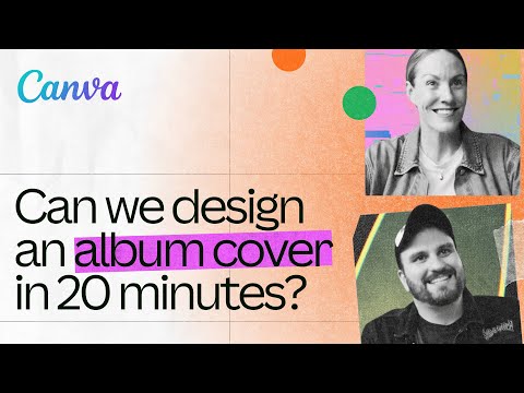 Can Canva designers create album art in just 20 minutes? | The Drawing Board
