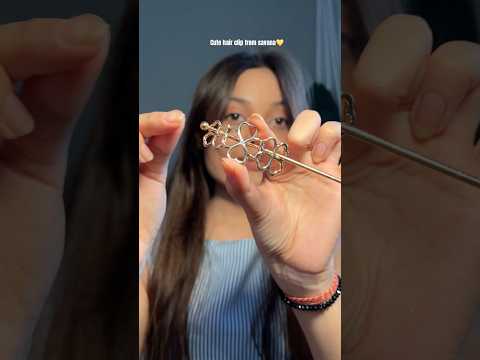 Cute hair clip 💛#trendingshorts #trending #shorts #video #viral #viralvideo #ytshorts #trend #yt