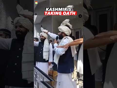 Kashmiri Youths Taking Oath to Protect India!😧 #shorts