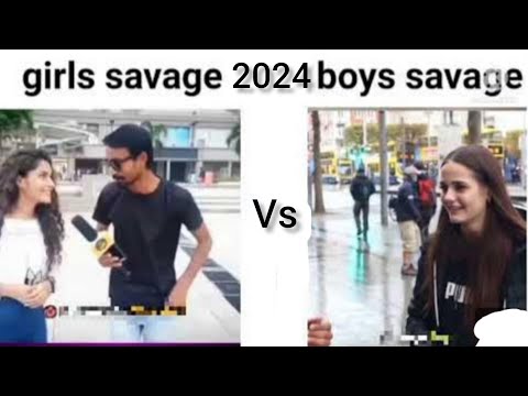 Girls Savage Vs Boys Savage #funny #memes #viralvideo