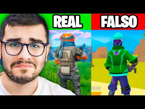 Probé las PEORES Copias de Fortnite!