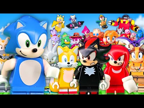 Building EVERY Sonic Character out of LEGO!